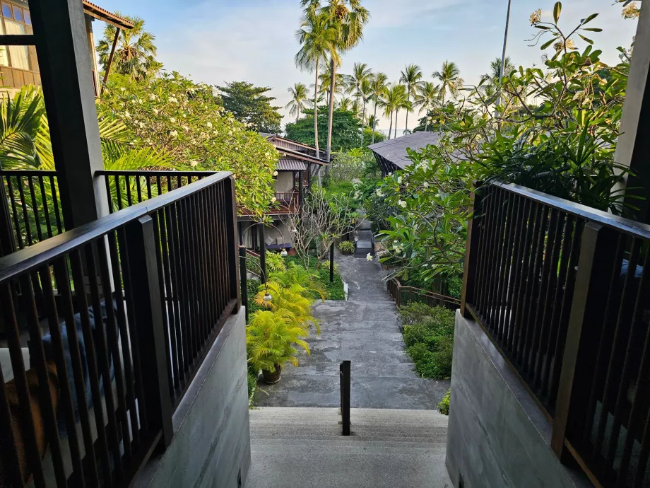 Homm Chura Samui visto desde la recepción
