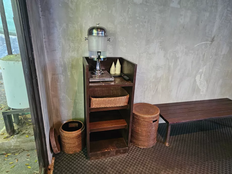 Agua gratis en el gimnasio