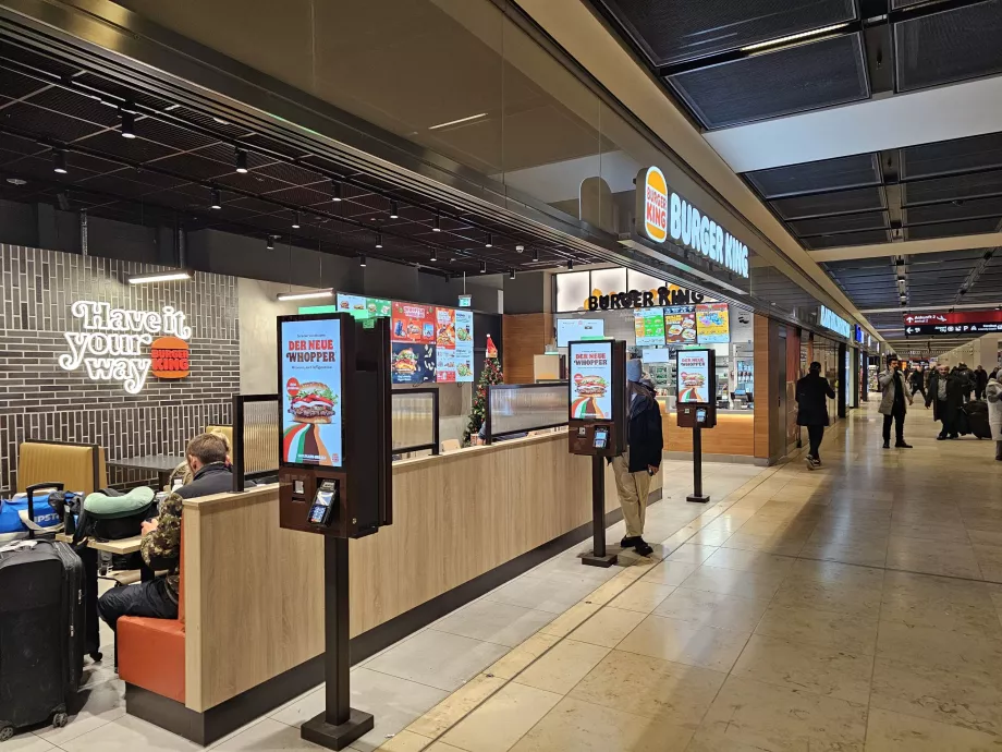 Burger King, zona pública