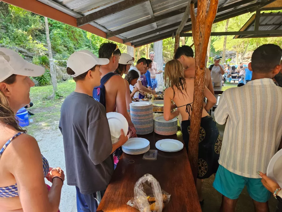 Almuerzo incluido en el precio del viaje