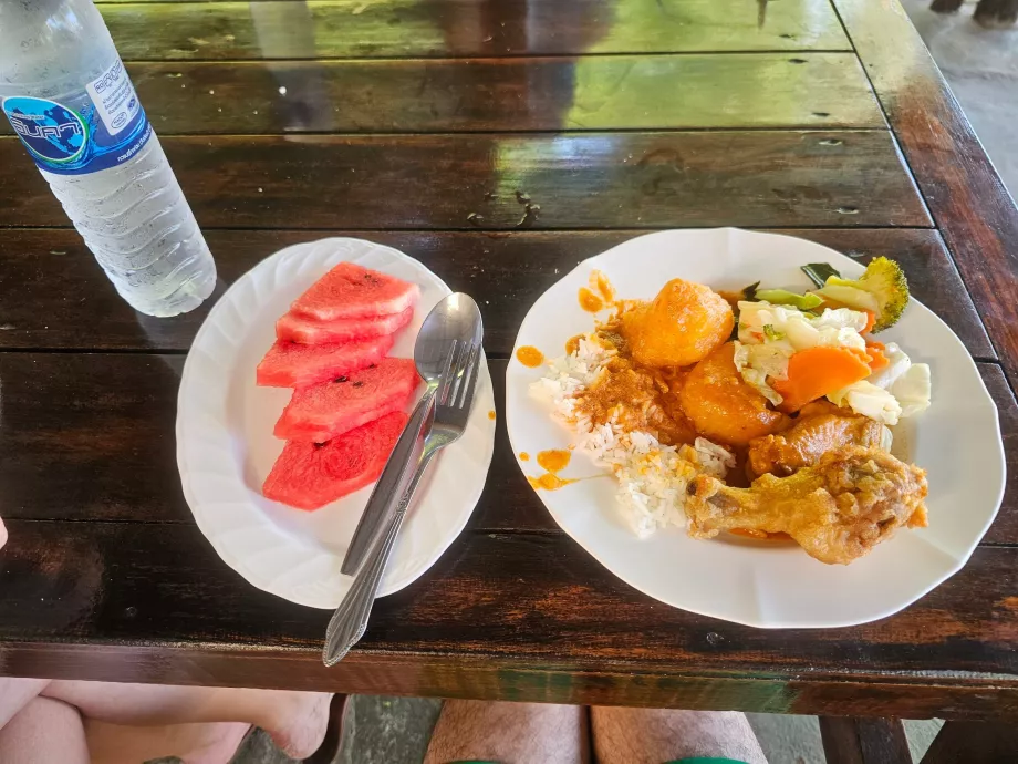 Almuerzo incluido en el precio del viaje