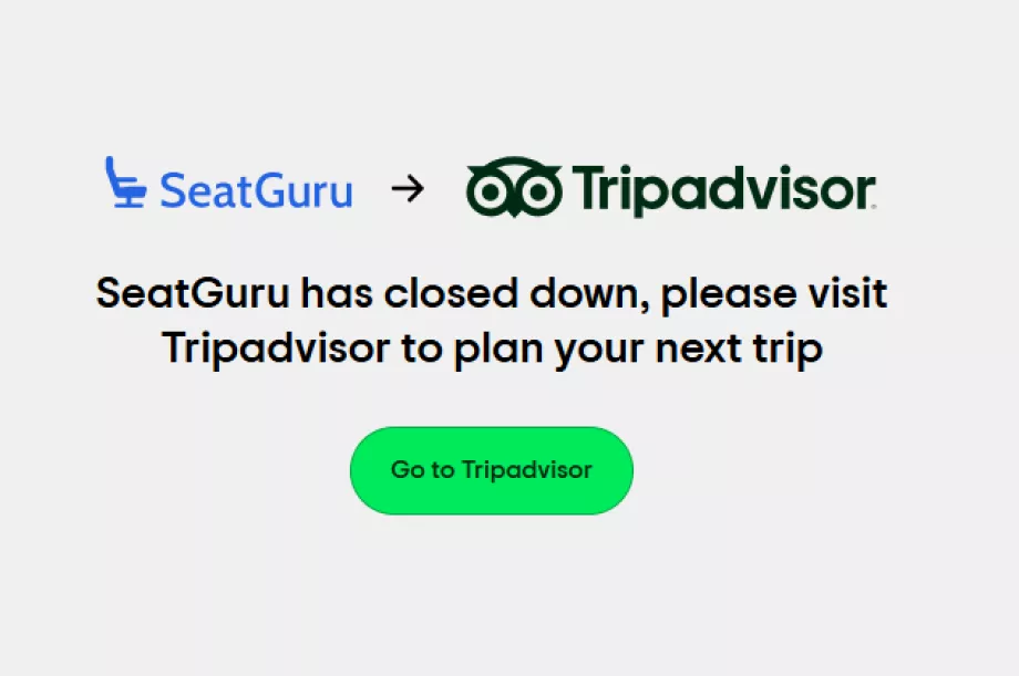 Fin del sitio web SeatGuru