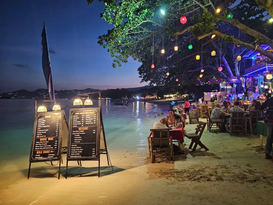 Restaurante de la playa de Chaweng
