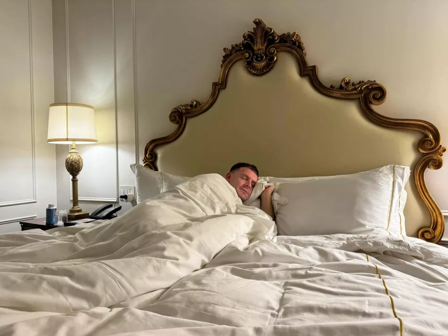 Yo en el Hotel Plaza