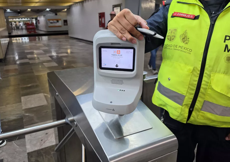 Pago con tarjeta en el metro