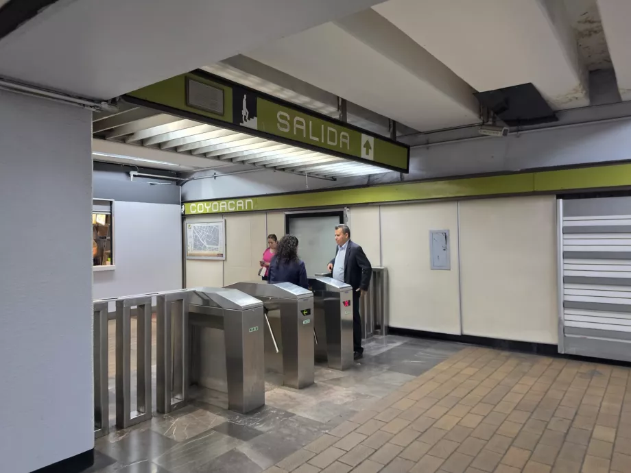 Salida de la estación