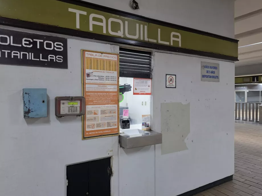 Venta de billetes en metálico