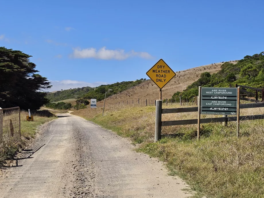 Carretera de grava