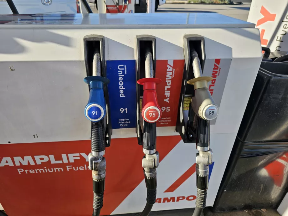Designación de los tipos de gasolina