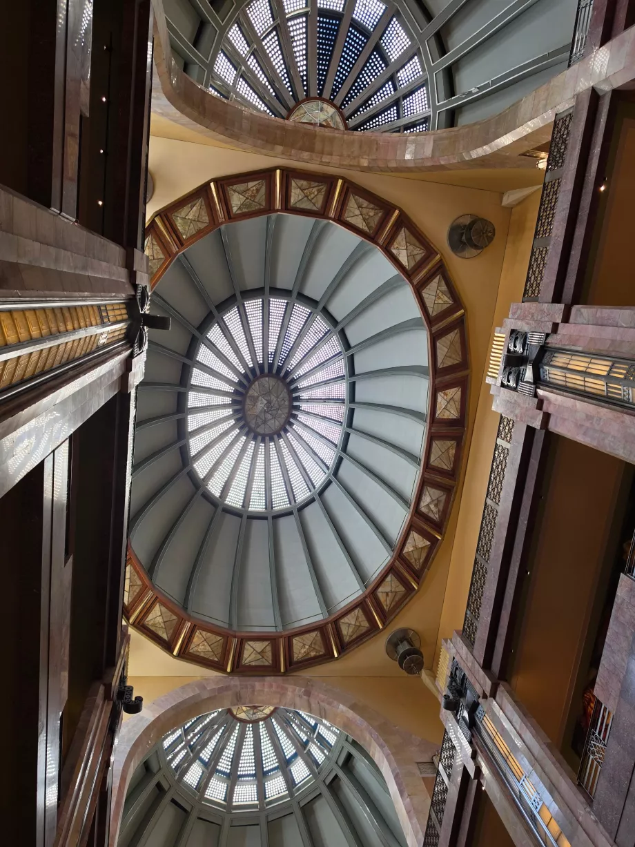 Interior del vestíbulo del Palacio Bellas Artes