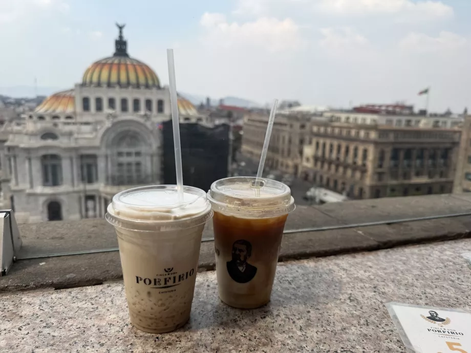 Vista desde la cafetería de la Finca do Porfirio