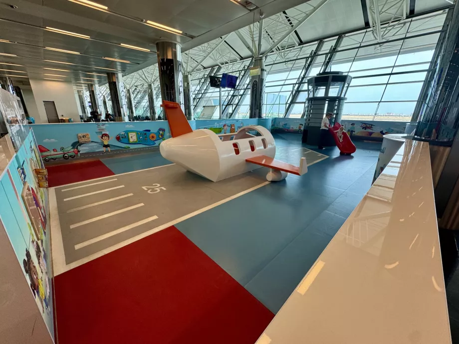 Rincón infantil en el aeropuerto