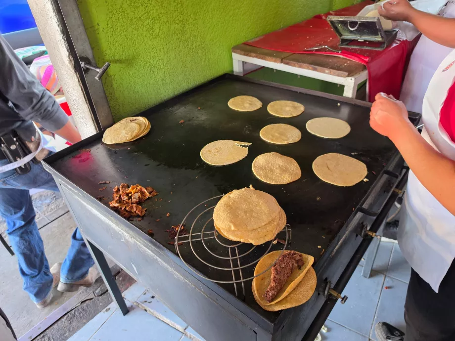 Parada para tacos barbacoa