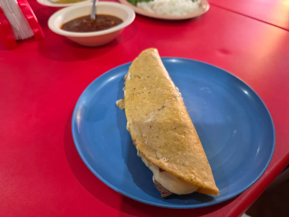 Parada para tacos barbacoa
