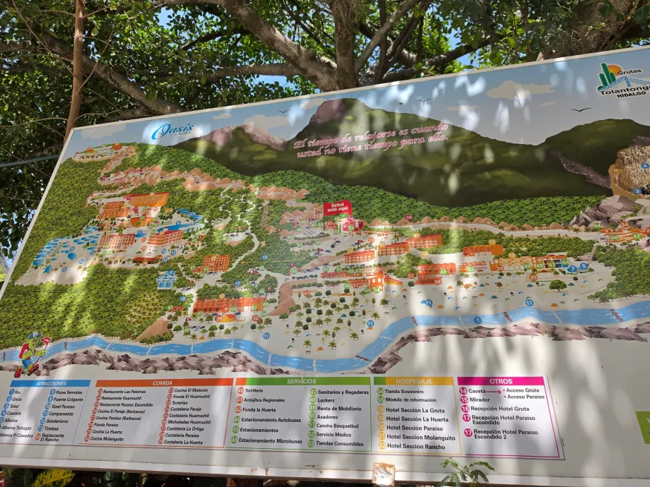 Mapa de la zona