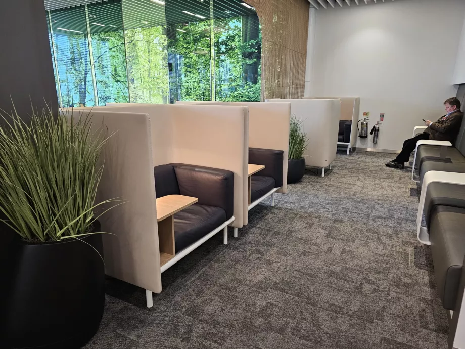 Sentado en el Salón de los Senadores