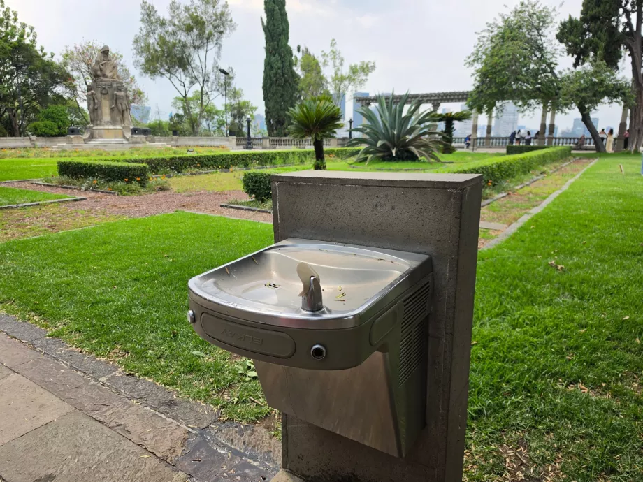 Castillo de Chapultepec, agua potable
