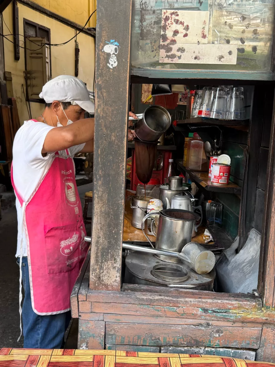 Go Café, preparación de café