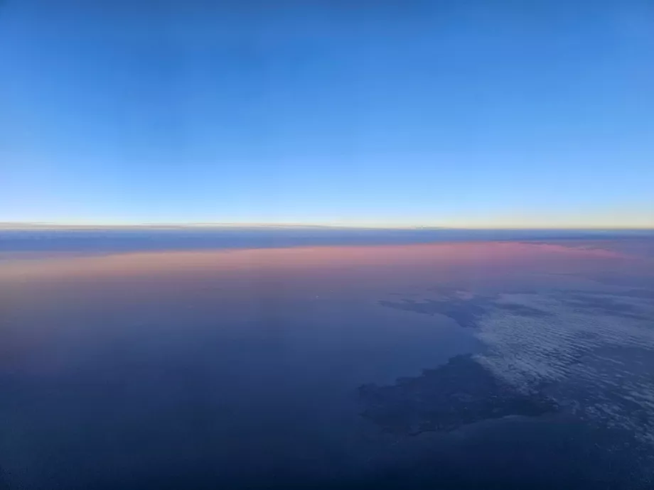 Vistas durante el vuelo