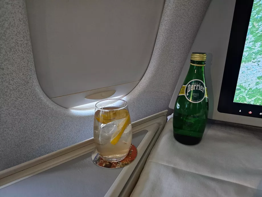 Agua en cualquier momento del vuelo