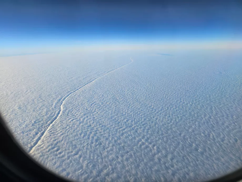 Vistas durante el vuelo