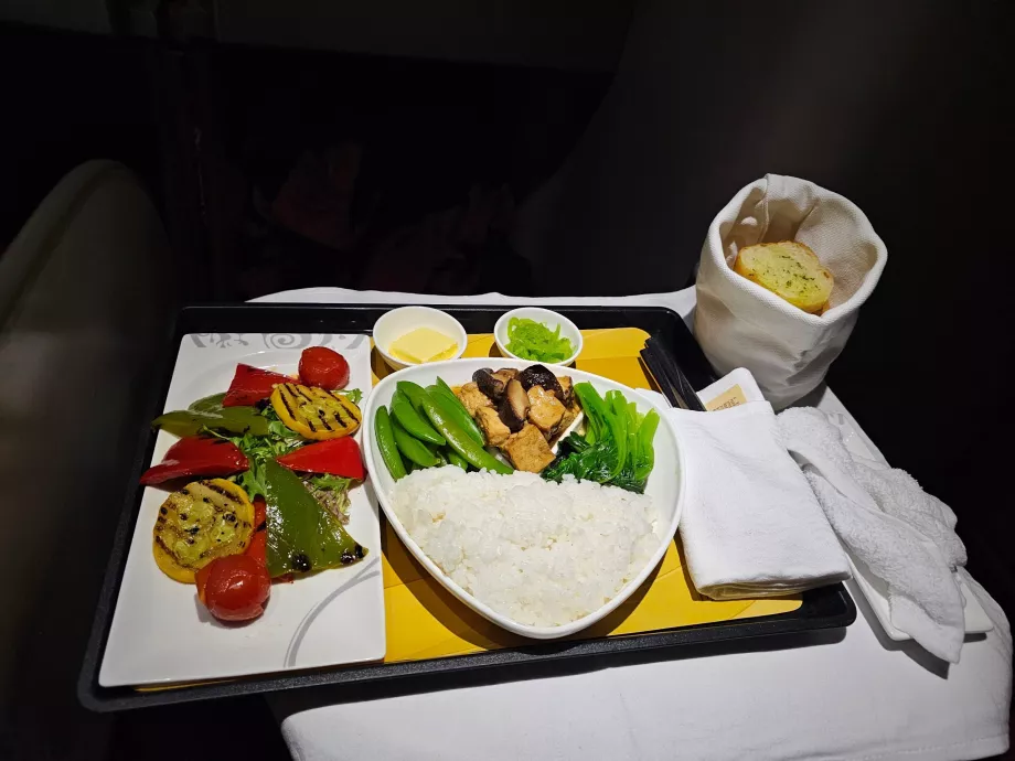 Variante vegetariana del plato principal