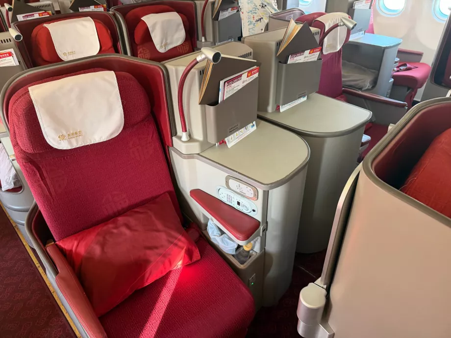 Otra variante de los asientos centrales (muy separados)