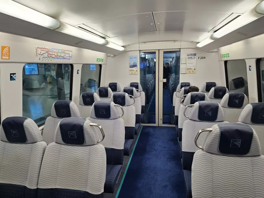 Interior del tren Airport Express