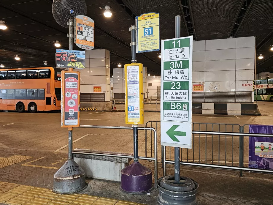 Parada de autobús S1, Tung Chung