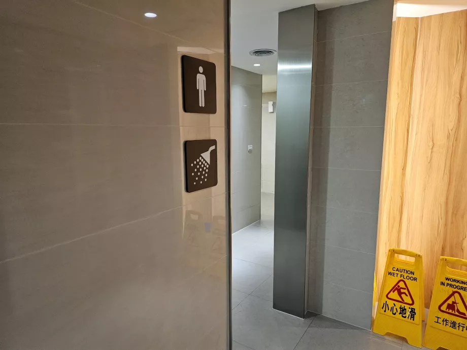 Designación de duchas, aeropuerto TPE