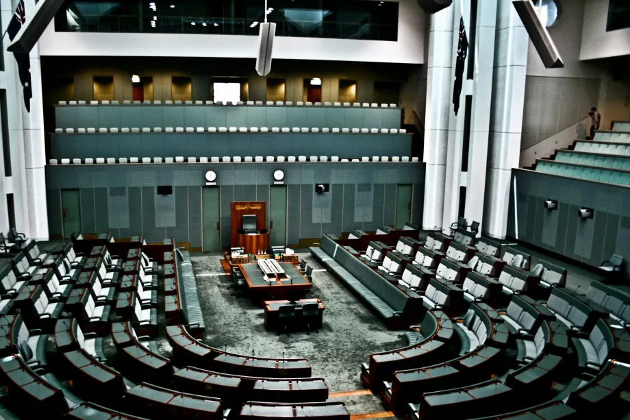 Interior del Parlamento