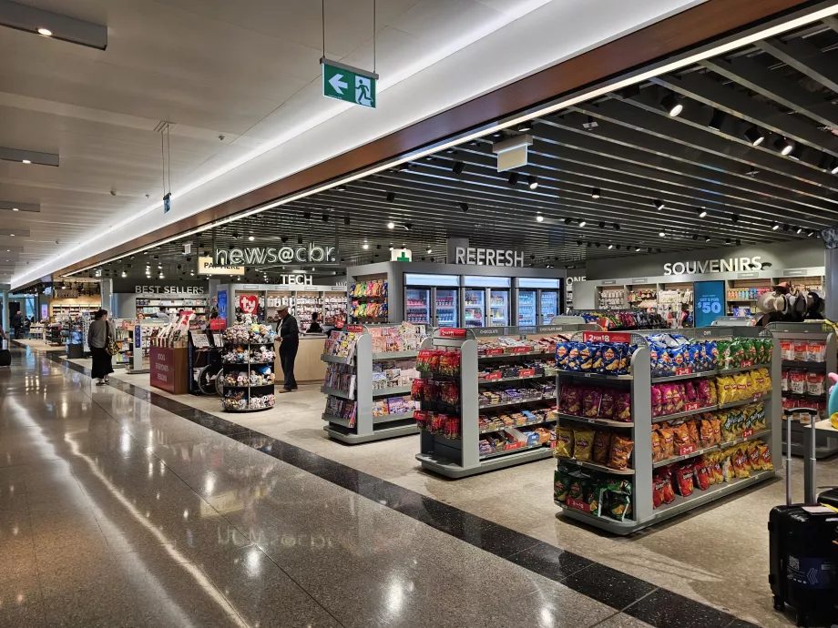 Duty Free, sección de tránsito