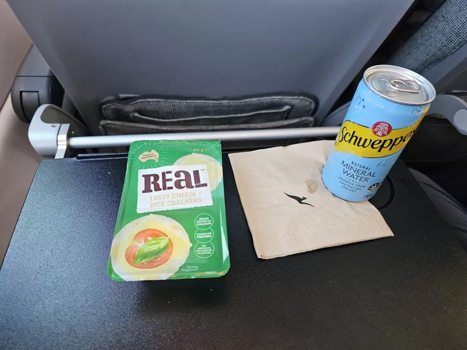 Refrescos en un vuelo nacional
