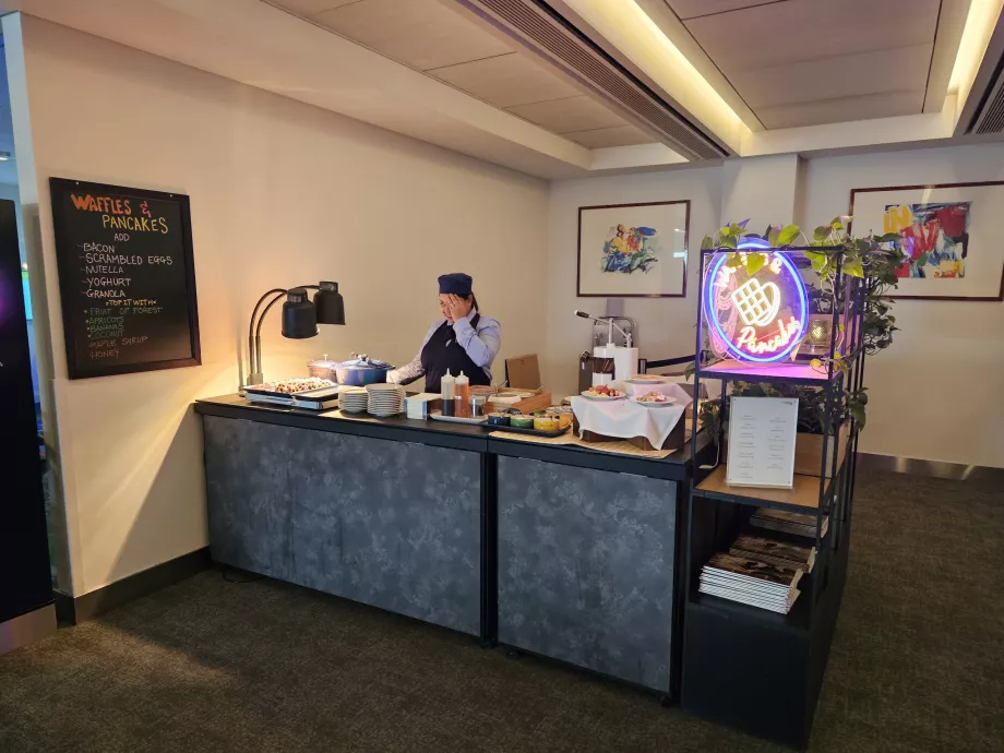 Stand con gofres y tortitas