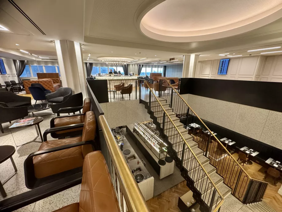 Vista del salón desde la planta superior