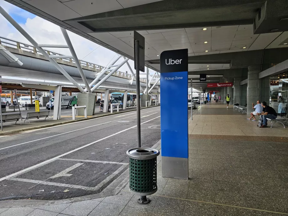 Uber, quiosco, terminal 3