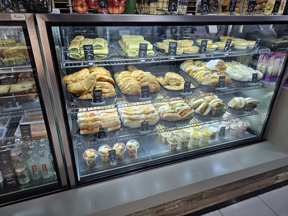 Refrigerios en la zona de tránsito