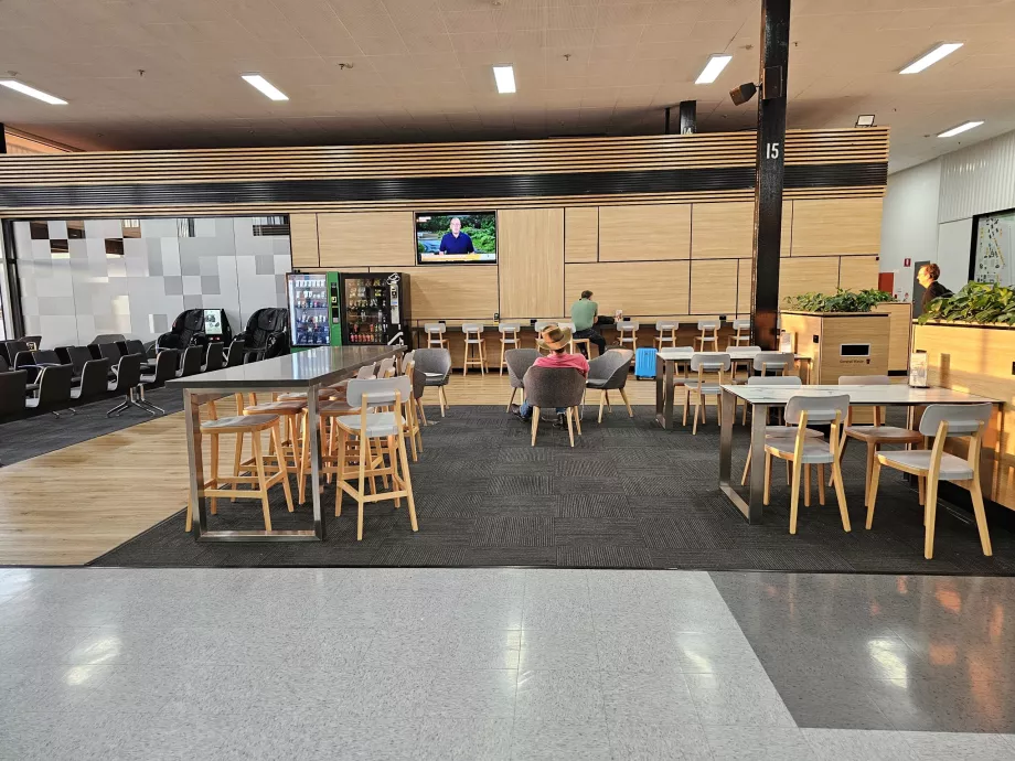Sala de espera en la terminal