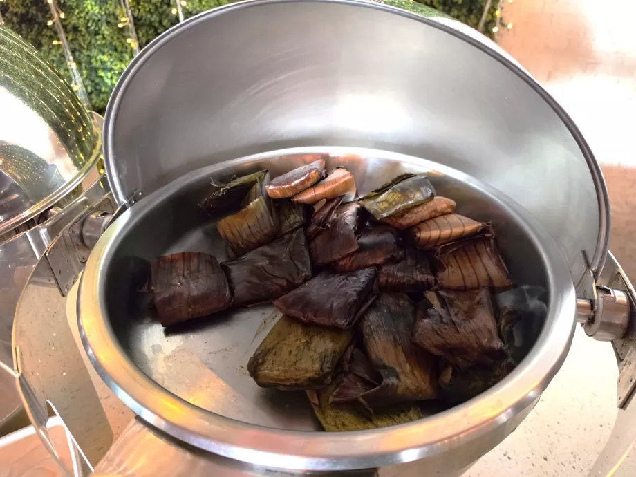 Desayuno: tamales