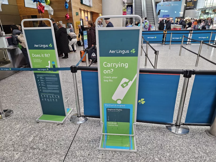 Plantilla de equipaje de mano