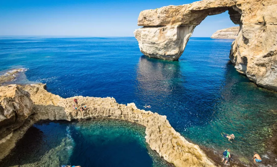 Formaciones rocosas en Malta