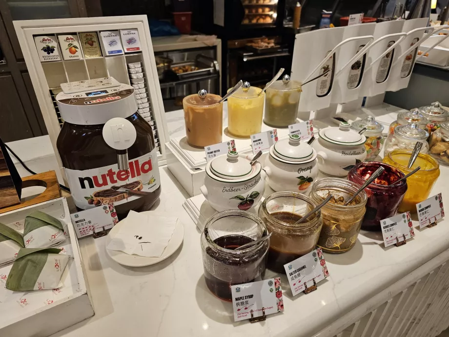 Mermeladas, miel y nutella