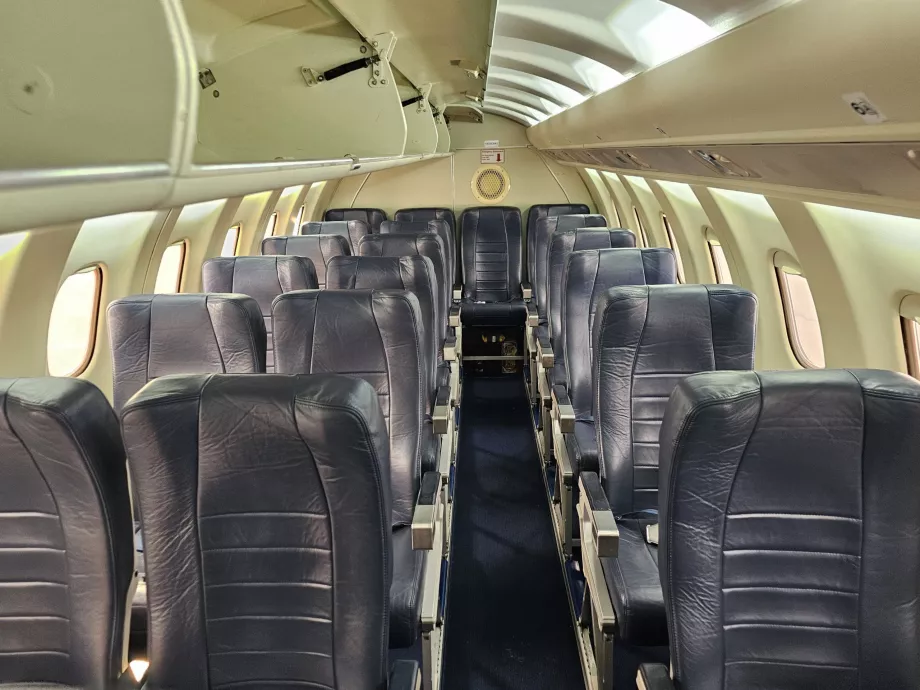 Interior del Saab 340