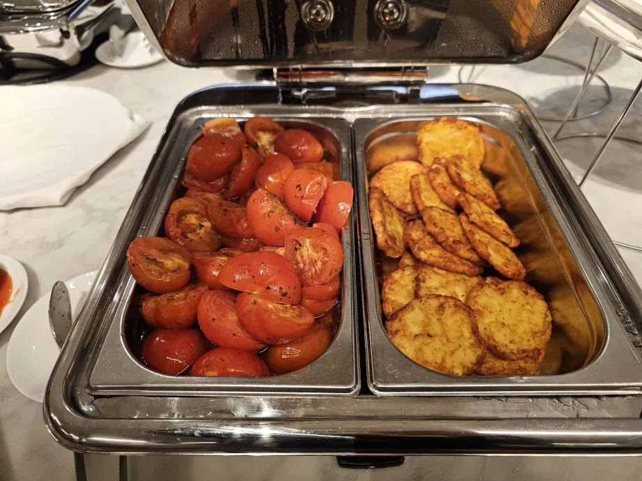 Oferta de desayuno - comidas calientes