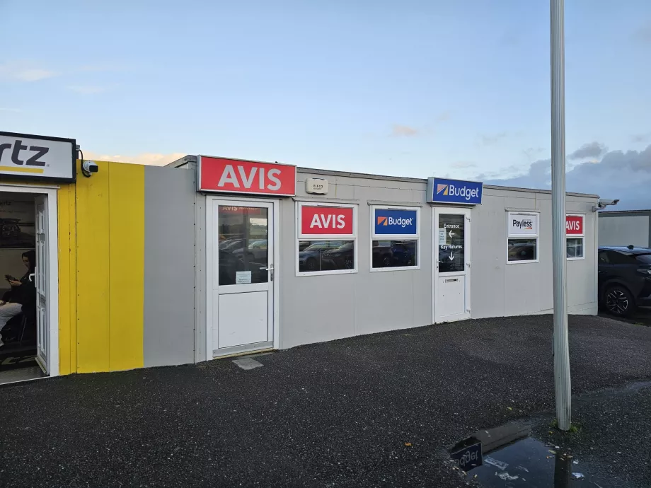 Mostradores de alquiler de coches