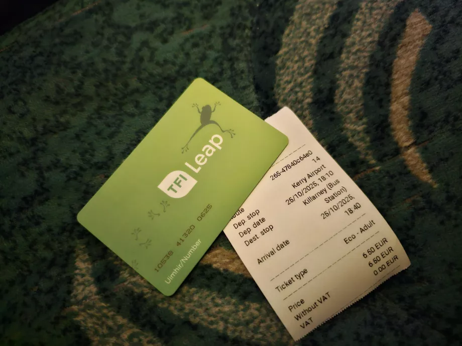 Autobús del aeropuerto a Killarney