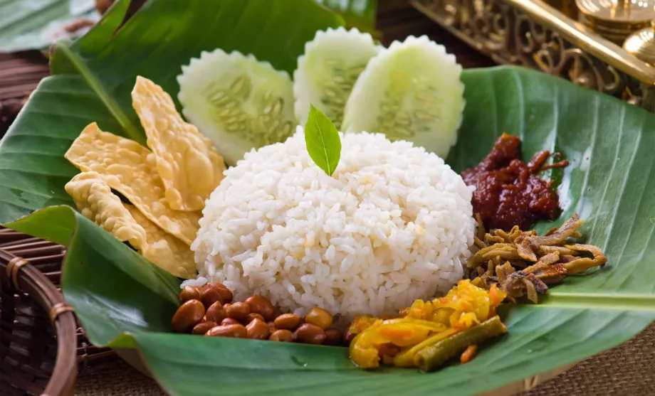 Cocina indonesia - Nasi lemak