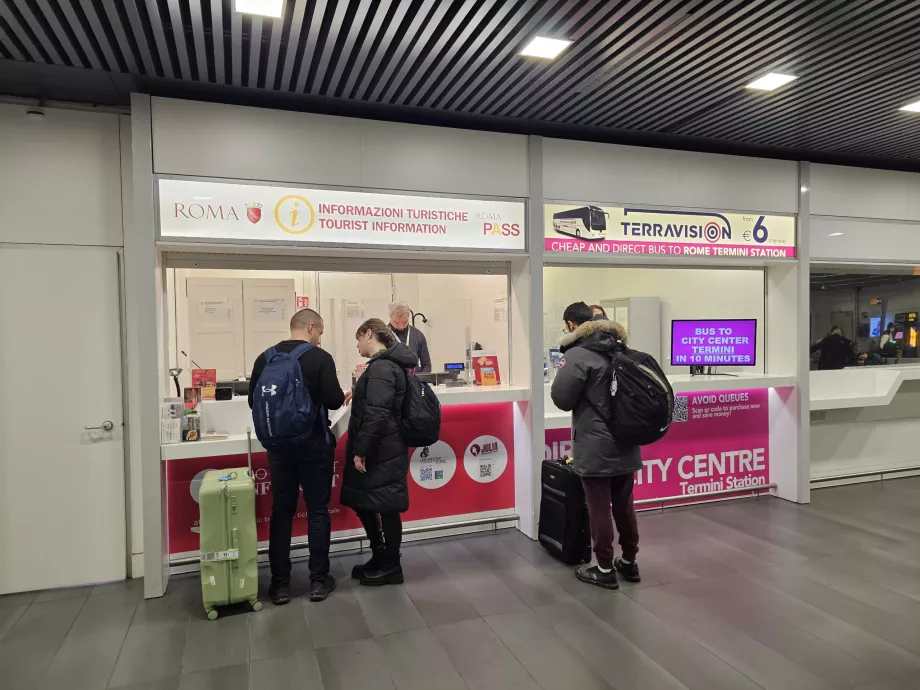 Puestos de venta de billetes de autobús