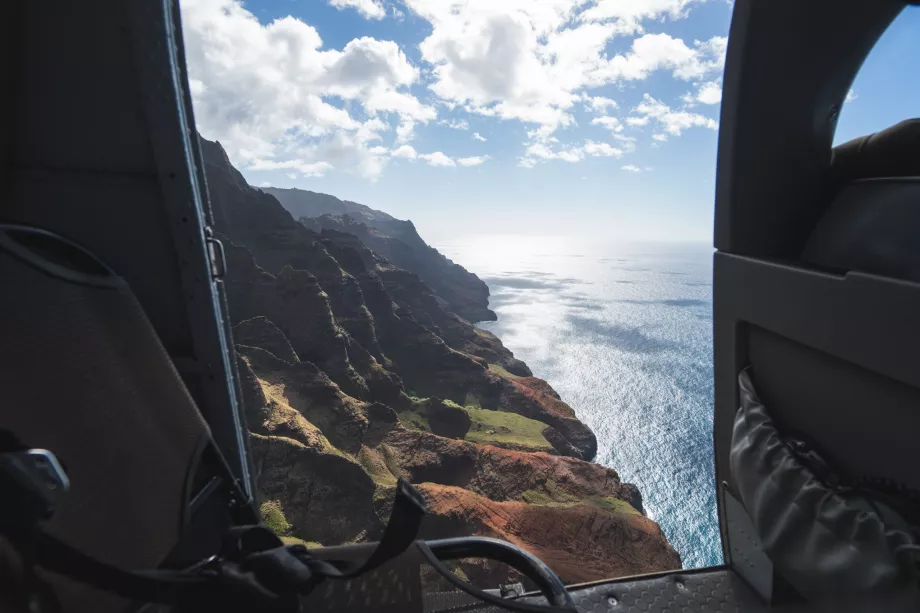 Puerta-off helicóptero