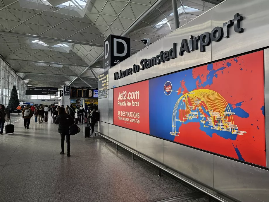Terminal del aeropuerto de Stansted